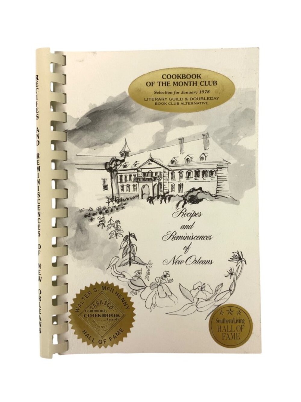 Recipes And Reminiscences Of New Orleans Cookbook Spiral-Bound 1971 Southern Liv